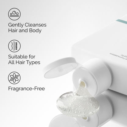 The Ordinary Sulphate 4% Cleanser for Body and Hair – Gentle Fragrance-Free Shampoo and Body Wash, 8.1 fl oz