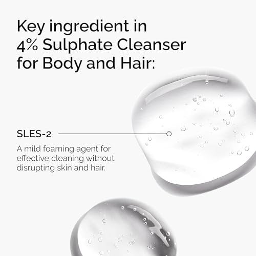 The Ordinary Sulphate 4% Cleanser for Body and Hair – Gentle Fragrance-Free Shampoo and Body Wash, 8.1 fl oz - görsel 4