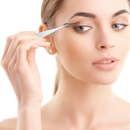 Velodios Pointed Tweezers for Women Facial Hair – Professional Stainless Steel Tweezers for Eyebrow, Chin Hair & Ingrown Hair Removal