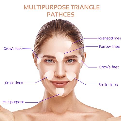 ENROSLU Face Wrinkle Patches 256Pcs - Clear Reusable Anti-Wrinkle Pads for Overnight Fine Line Removal - Smooth Eye, Mouth & Forehead - Train Facial Muscles for Smoother Skin - görsel 8