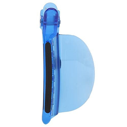 Professional Heat Speed Separator Hair Clip - Non-Slip K Tip Hair Extensions Tool with 7 Teeth for Home Salon Wig Extension (Blue)