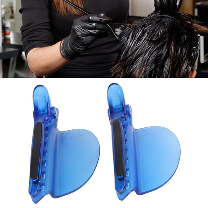 Professional Heat Speed Separator Hair Clip - Non-Slip K Tip Hair Extensions Tool with 7 Teeth for Home Salon Wig Extension (Blue)