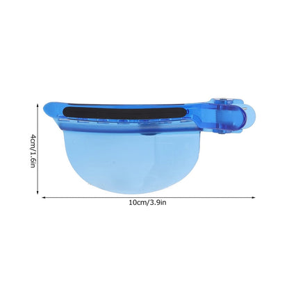 Professional Heat Speed Separator Hair Clip - Non-Slip K Tip Hair Extensions Tool with 7 Teeth for Home Salon Wig Extension (Blue)