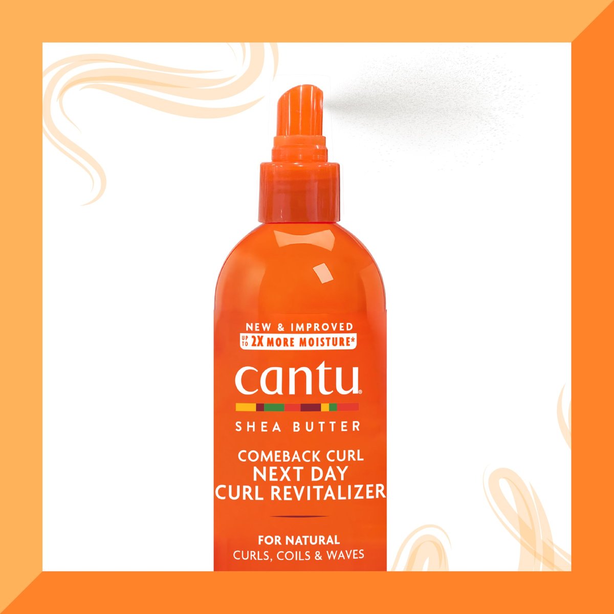 Cantu Comeback Curl Next Day Curl Revitalizer for Natural Hair with Pure Shea Butter, 12 fl oz (Pack of 3) - görsel 10