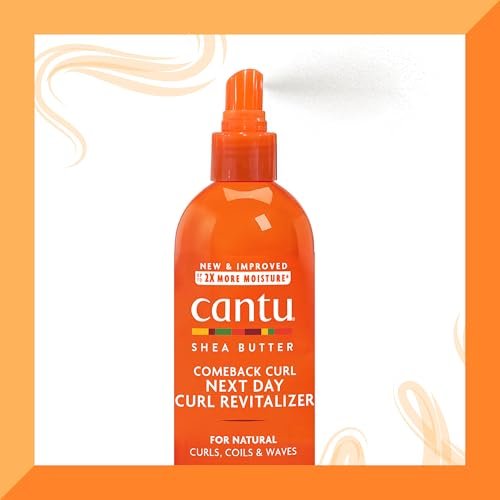 Cantu Comeback Curl Next Day Curl Revitalizer for Natural Hair with Pure Shea Butter, 12 fl oz (Pack of 3) - görsel 11