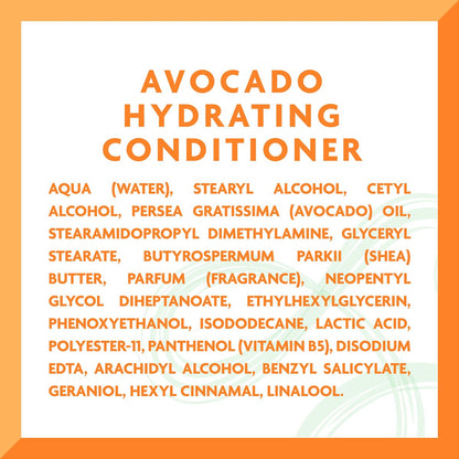 Cantu Avocado Hydrating Silicone-Free Conditioner with Pure Shea Butter, 13.5 oz (Pack of 2) Avelisse