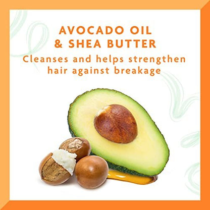 Cantu Avocado Hydrating Sulfate-Free Shampoo with Pure Shea Butter - 13.5 oz (Pack of 2) Avelisse