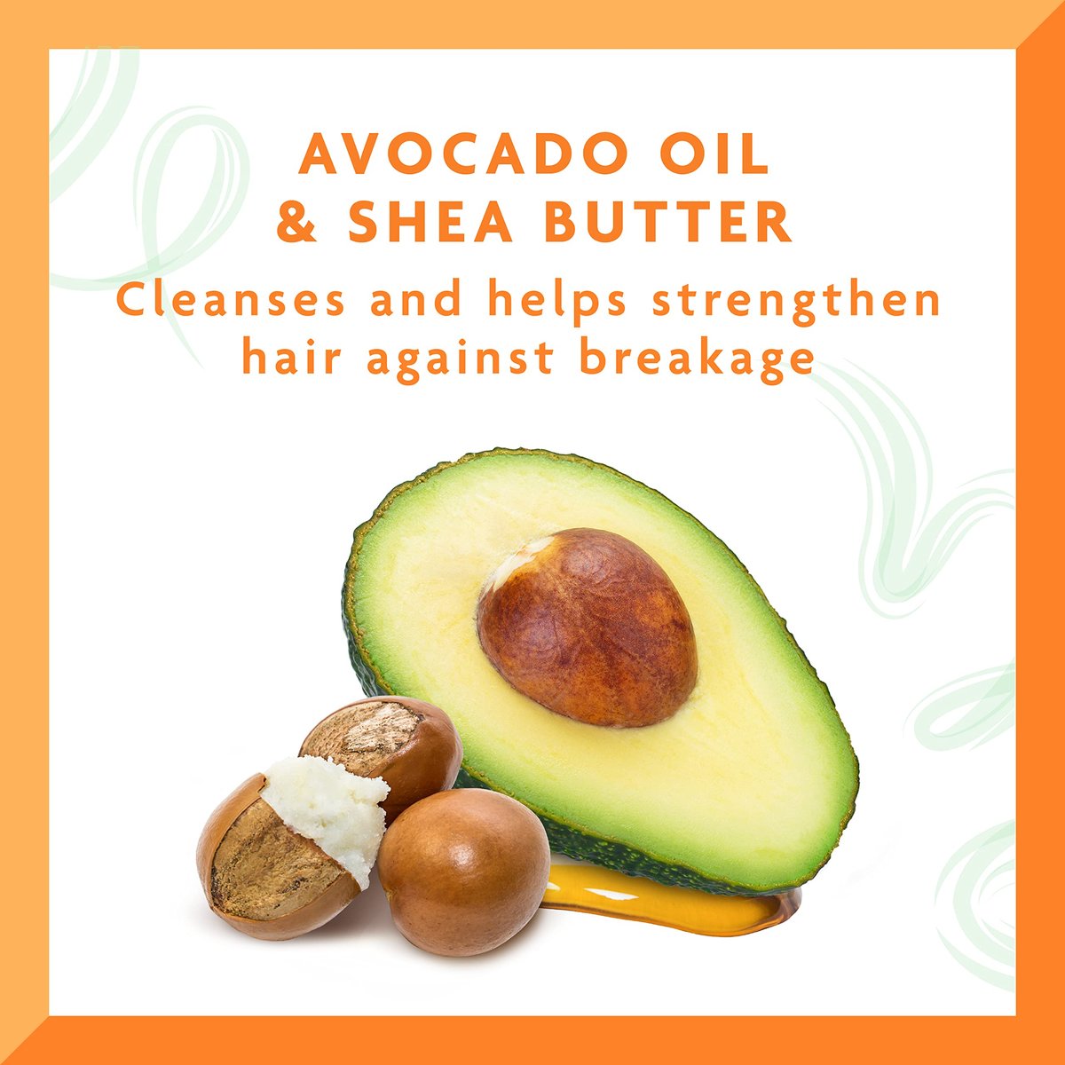 Cantu Avocado Hydrating Sulfate-Free Shampoo with Pure Shea Butter - 13.5 oz (Pack of 2) Avelisse
