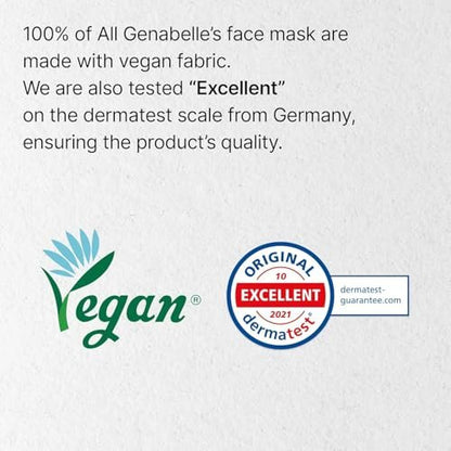 Genabelle PDRN Rejuvenating Mask Sheet - Lightweight Glass Skin & Toning Mask with PDRN, Niacinamide, Hyaluronic Acid - Deeply Hydrate, Cool, and Visibly Plump Skin - 5 Sheets Avelisse