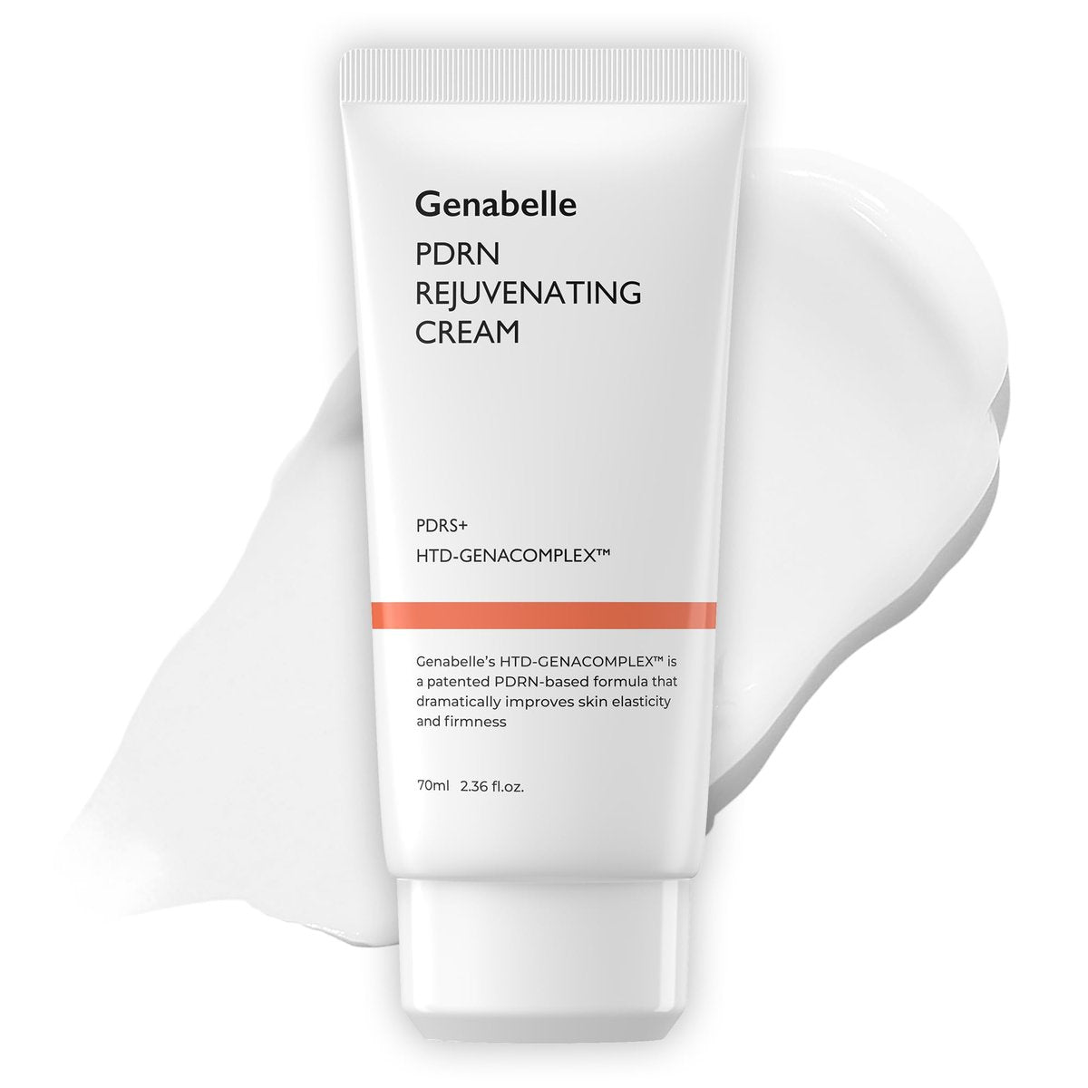 Genabelle PDRN Rejuvenating Cream – 1,000ppm PDRN Salmon DNA & Patented HTD-GENACOMPLEX for Skin Elasticity, Glass Skin – Ceramide & Tripeptide-1 Face Moisturizer – 2.36 fl.oz (70ml) Avelisse