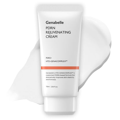Genabelle PDRN Rejuvenating Cream – 1,000ppm PDRN Salmon DNA & Patented HTD-GENACOMPLEX for Skin Elasticity, Glass Skin – Ceramide & Tripeptide-1 Face Moisturizer – 2.36 fl.oz (70ml) Avelisse