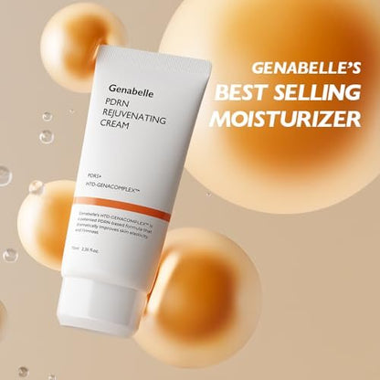 Genabelle PDRN Rejuvenating Cream – 1,000ppm PDRN Salmon DNA & Patented HTD-GENACOMPLEX for Skin Elasticity, Glass Skin – Ceramide & Tripeptide-1 Face Moisturizer – 2.36 fl.oz (70ml) Avelisse