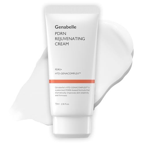 Genabelle PDRN Rejuvenating Cream – 1,000ppm PDRN Salmon DNA & Patented HTD-GENACOMPLEX for Skin Elasticity, Glass Skin – Ceramide & Tripeptide-1 Face Moisturizer – 2.36 fl.oz (70ml) Avelisse