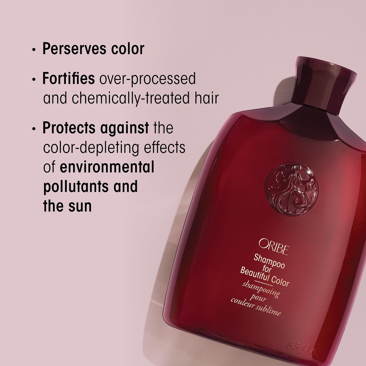 Oribe Shampoo for Beautiful Color – Color-Protecting Shampoo, Adds Shine & Prevents Fading, Moisturizes & Strengthens, Liter Refill 33.8 oz Avelisse