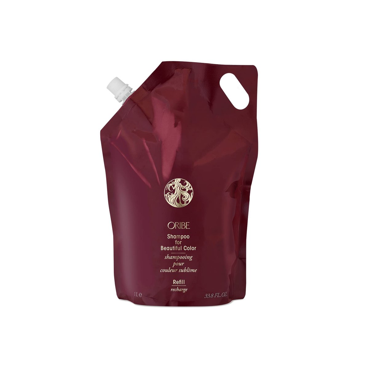 Oribe Shampoo for Beautiful Color – Color-Protecting Shampoo, Adds Shine & Prevents Fading, Moisturizes & Strengthens, Liter Refill 33.8 oz Avelisse