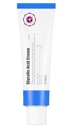 A'PIEU Glycolic Acid Cream 1.69 fl oz - AHA BHA Exfoliating Moisturizer with Glycolic & Salicylic Acid | Hydrating Daily Peeling Gel Cream for Smooth and Clear Skin - görsel 2