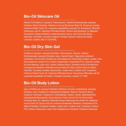 Bio-Oil Skincare Set for Scars, Stretch Marks, and Dry Skin - 3-Piece Travel Size Kit Avelisse