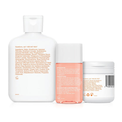 Bio-Oil Skincare Set for Scars, Stretch Marks, and Dry Skin - 3-Piece Travel Size Kit Avelisse