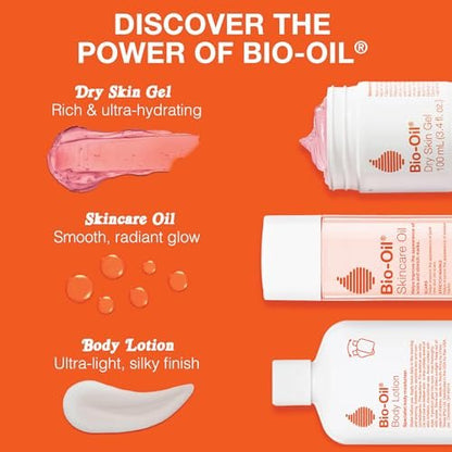 Bio-Oil Skincare Set for Scars, Stretch Marks, and Dry Skin - 3-Piece Travel Size Kit Avelisse
