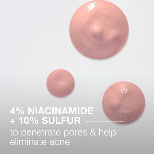 Neutrogena Stubborn Acne Spot Drying Lotion - 10% Sulfur & 4% Niacinamide, Fragrance-Free, 1.0 fl. oz - görsel 6