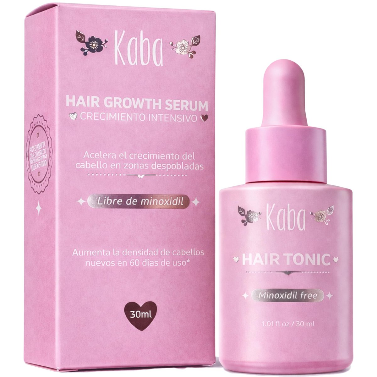 Kaba Tonic Hair Growth Serum – Hair Loss Treatment for Women, Growth Accelerator, Regrowth Treatment, Controls Oil, 1 oz Avelisse