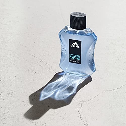 adidas Ice Dive Eau de Toilette for Men - 3.4 oz - Lavender, Sandalwood, Vanilla - Long-Lasting Sporty Fragrance - görsel 8
