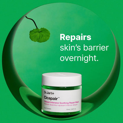 Dr.Jart+ Cicapair Sleepair Intensive Repair Night Mask - Overnight Korean Face Mask with Centella Asiatica for Glass Skin & Barrier Repair, 2.53 fl oz Avelisse