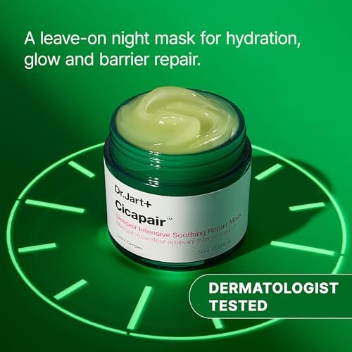Dr.Jart+ Cicapair Sleepair Intensive Repair Night Mask - Overnight Korean Face Mask with Centella Asiatica for Glass Skin & Barrier Repair, 2.53 fl oz Avelisse