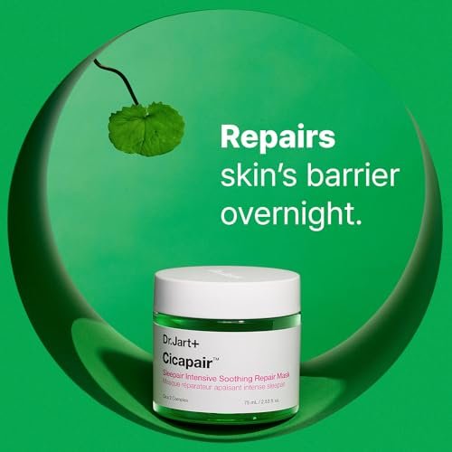 Dr.Jart+ Cicapair Sleepair Intensive Repair Night Mask - Overnight Korean Face Mask with Centella Asiatica for Glass Skin & Barrier Repair, 2.53 fl oz Avelisse
