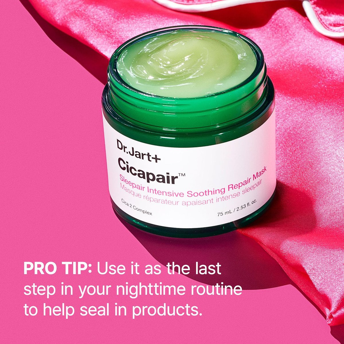 Dr.Jart+ Cicapair Sleepair Intensive Repair Night Mask - Overnight Korean Face Mask with Centella Asiatica for Glass Skin & Barrier Repair, 2.53 fl oz Avelisse