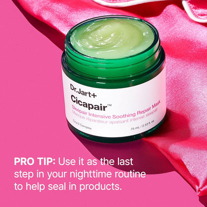 Dr.Jart+ Cicapair Sleepair Intensive Repair Night Mask - Overnight Korean Face Mask with Centella Asiatica for Glass Skin & Barrier Repair, 2.53 fl oz Avelisse
