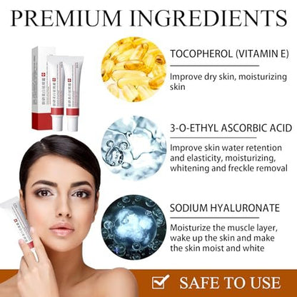 Whitening Freckle Cream 2-Pack – Acne Scar Removal & Pigmentation Treatment for Face, Moisturizing Dark Spot Corrector for Melasma, Wrinkles & Blemishes