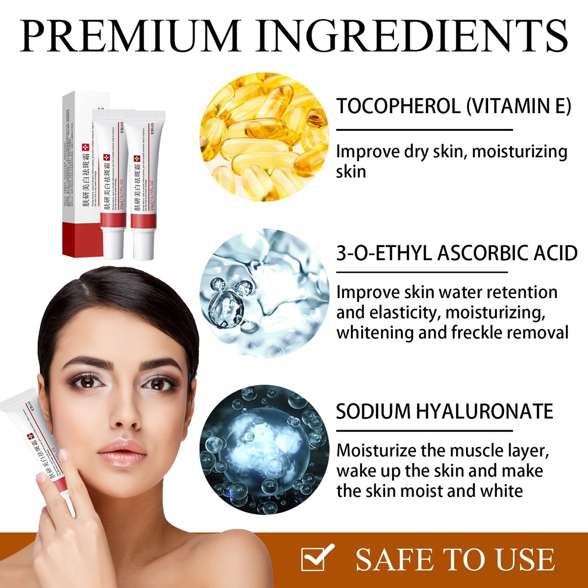 Whitening Freckle Cream 2-Pack – Acne Scar Removal & Pigmentation Treatment for Face, Moisturizing Dark Spot Corrector for Melasma, Wrinkles & Blemishes - görsel 9