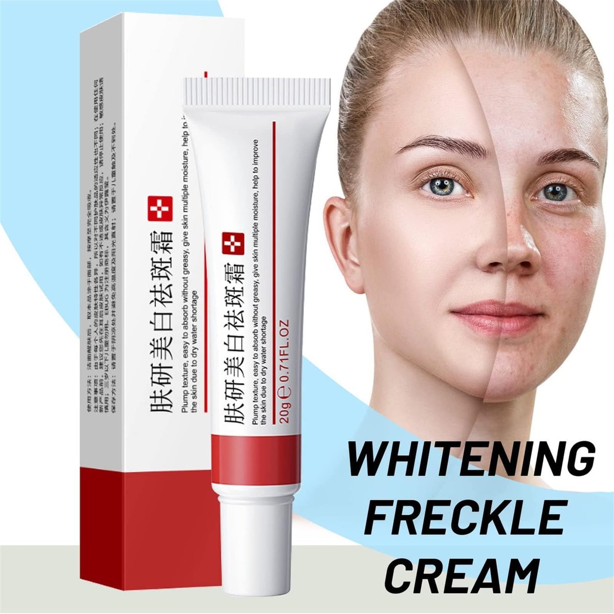 Whitening Freckle Cream 2-Pack – Acne Scar Removal & Pigmentation Treatment for Face, Moisturizing Dark Spot Corrector for Melasma, Wrinkles & Blemishes - görsel 3
