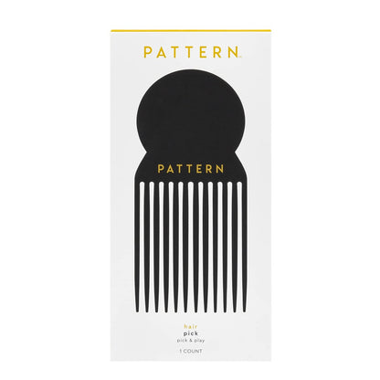 PATTERN Beauty by Tracee Ellis Ross Hair Pick - Oversized Hair Pick for Fluff & Volume - Black Avelisse