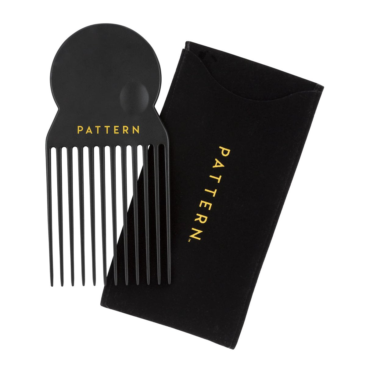 PATTERN Beauty by Tracee Ellis Ross Hair Pick - Oversized Hair Pick for Fluff & Volume - Black Avelisse
