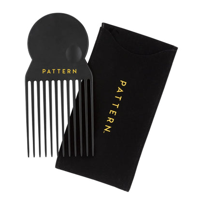 PATTERN Beauty by Tracee Ellis Ross Hair Pick - Oversized Hair Pick for Fluff & Volume - Black Avelisse