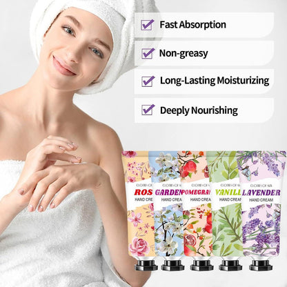Sakose 10 Pack Hand Cream Set – Natural Plant Fragrance Travel Size Lotion for Dry Hands, Perfect Mothers Day Gifts, Teacher Appreciation Gifts, Nurses Week Gift, Birthday Gift for Women & Teen Girls