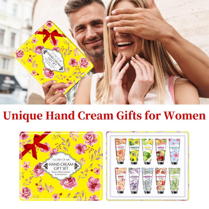 Sakose 10 Pack Hand Cream Set – Natural Plant Fragrance Travel Size Lotion for Dry Hands, Perfect Mothers Day Gifts, Teacher Appreciation Gifts, Nurses Week Gift, Birthday Gift for Women & Teen Girls