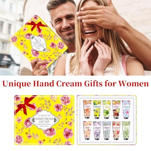 Sakose 10 Pack Hand Cream Set – Natural Plant Fragrance Travel Size Lotion for Dry Hands, Perfect Mothers Day Gifts, Teacher Appreciation Gifts, Nurses Week Gift, Birthday Gift for Women & Teen Girls - görsel 4