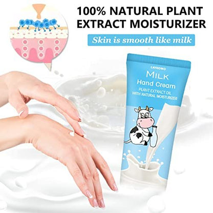 Sakose 38 Pack Hand Cream Gifts Set - Natural Plant Fragrance Hand Lotion Travel Size for Dry Cracked Hands - Mothers Day, Thank You, Nurses Week, Bridesmaid Gifts for Women