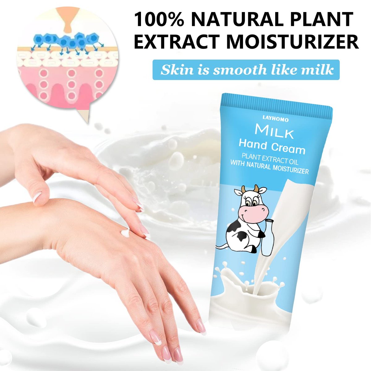 Sakose 38 Pack Hand Cream Gifts Set - Natural Plant Fragrance Hand Lotion Travel Size for Dry Cracked Hands - Mothers Day, Thank You, Nurses Week, Bridesmaid Gifts for Women - görsel 5
