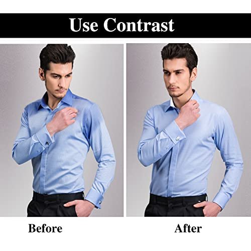 Disposable Collar Protector Sweat Pads - Self-Adhesive Collar Stays, Comfortable Neck Tapes to Prevent Sweat Stains (2 Rolls) - görsel 6
