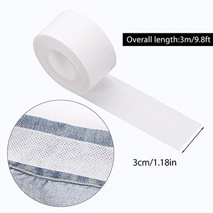 Disposable Collar Protector Sweat Pads - Self-Adhesive Collar Stays, Comfortable Neck Tapes to Prevent Sweat Stains (2 Rolls)