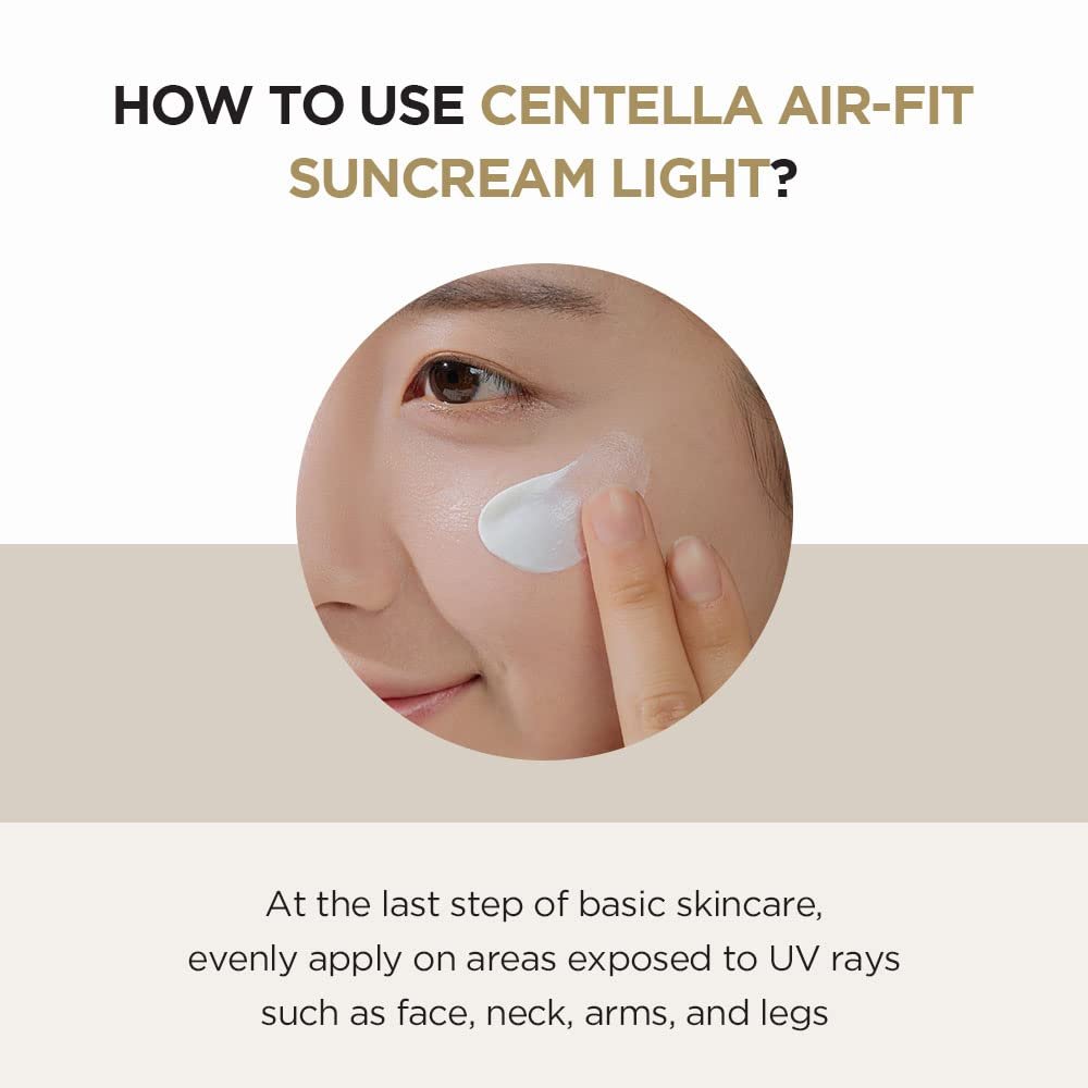 SKIN1004 Madagascar Centella Air-fit Suncream Light - 1.69 fl. oz (50ml) for Sensitive Skin - görsel 13