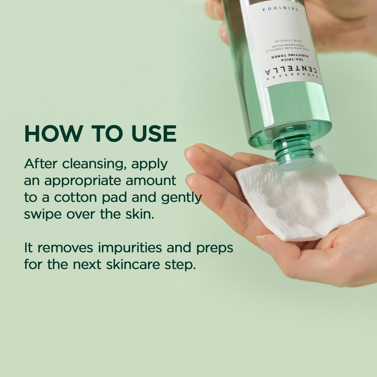 SKIN1004 Tea-Trica Purifying Toner - Korean Toner with Tea Tree & BHA, Centella for Oil Balance & Hydration, Lightweight Astringent, 210ml Avelisse