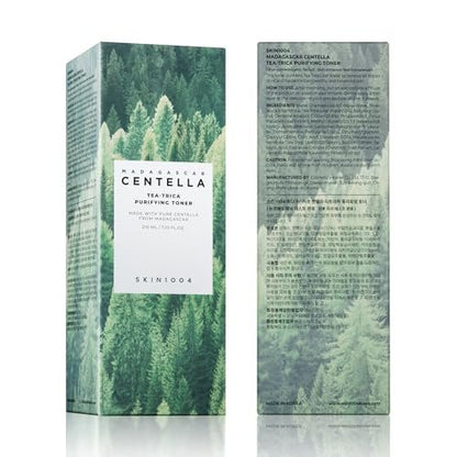 SKIN1004 Tea-Trica Purifying Toner - Korean Toner with Tea Tree & BHA, Centella for Oil Balance & Hydration, Lightweight Astringent, 210ml Avelisse