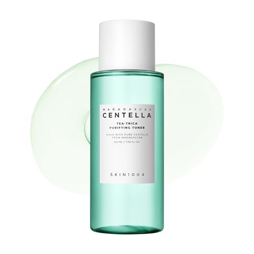 SKIN1004 Tea-Trica Purifying Toner - Korean Toner with Tea Tree & BHA, Centella for Oil Balance & Hydration, Lightweight Astringent, 210ml Avelisse