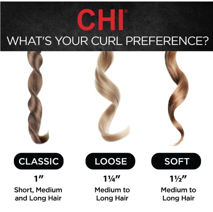 CHI Vibes Wave On Multifunctional Waver - Rose Gold Ceramic Curling Iron for Long-Lasting Frizz-Free Crimp-Style Waves & Loose Beachy Curls Avelisse