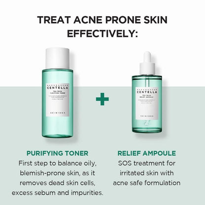 SKIN1004 Tea-Trica Relief Ampoule - Soothing Hydration for Sensitive Skin, 3.38 fl oz (100ml) Avelisse